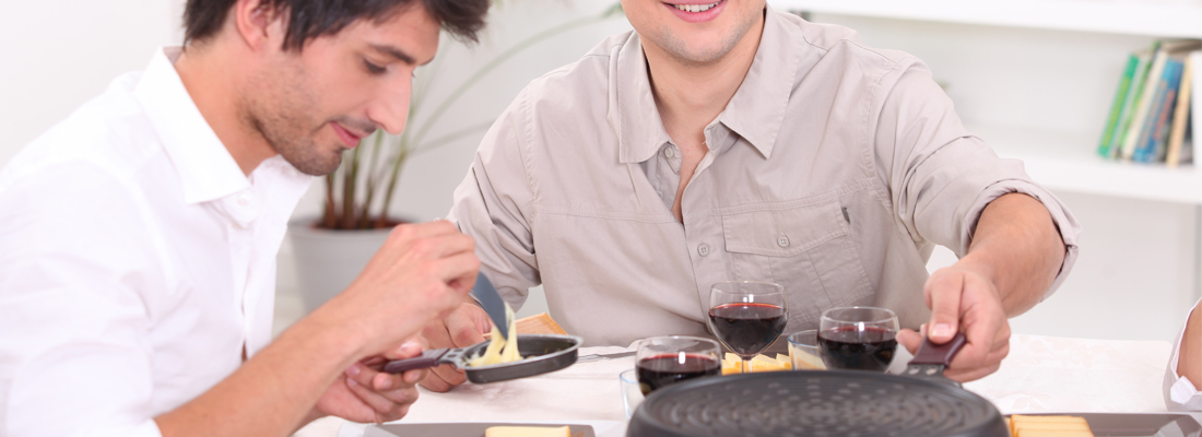 vin avec une raclette